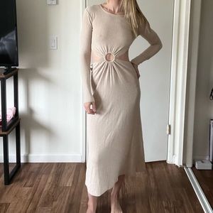 Zara Knit Midi Dress